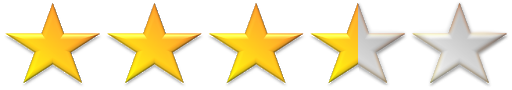 3 and a half stars
